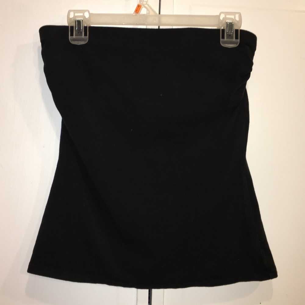 Black Express Tube Top with Shelf Bra